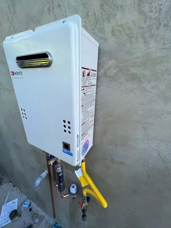 Tankless water heater installation for Cedar Knoll homes