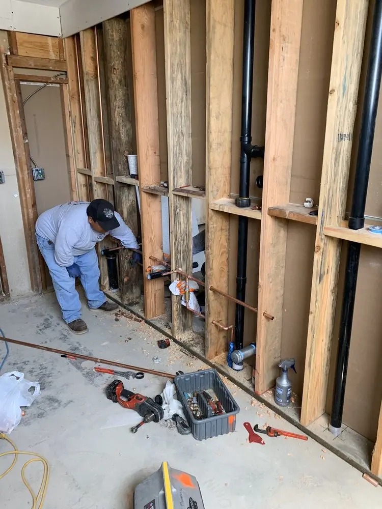 Commercial rough-in plumbing for Gas Line Repair in Cedar Knoll